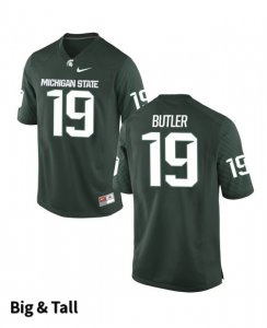 Men's Josh Butler Michigan State Spartans #19 Nike NCAA Green Big & Tall Authentic College Stitched Football Jersey DP50H08FK